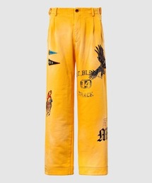 【KHOKI】Vintage-effect sweatpants