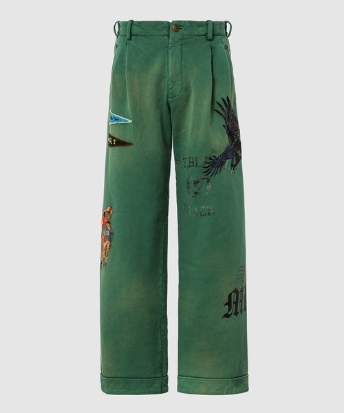 KHOKI】Vintage-effect sweatpants（スウェットパンツ）｜KHOKI