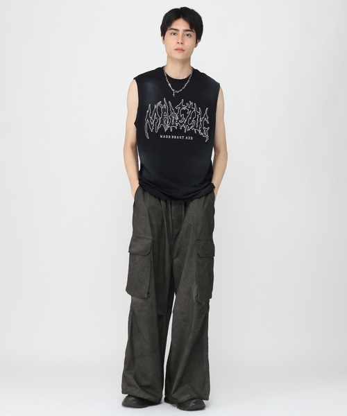 3.3 Field Trip （3.3フィールドトリップ）の「3.3 Field Trip／モンスターワイドカーゴパンツ（その他パンツ・メンズ・ブラック/グレー・MEDIUM/LARGE）」の18枚目の写真