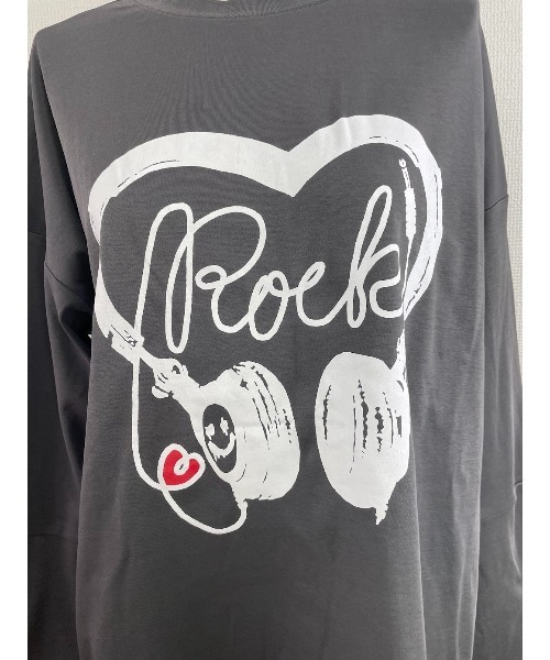 WORLD WIDE LOVE!(ワールドワイドラブ)の「デッドフォンスリーブスリットロンTEE(Tシャツ/カットソー・レディース・ライトベージュ/スミクロ/ホワイト・1)」の15枚目の写真