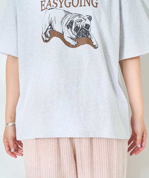 犬アートプリントシャツ セール】ドッグ アート プリントTシャツ/ アニマルプリントT