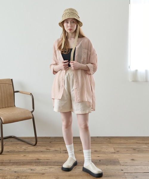 Crisp（クリスプ）の「ラウンドスライドローファー（ローファー・レディース・ブラック/アイボリー・37/38/39/36）」の7枚目の写真