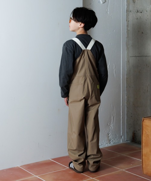 MAKE YOUR DAY(メイクユアデイ)の「フロントジップオーバーオール■150.160cm(サロペット/オーバーオール・キッズ・チャコールグレー/ベージュ/アイボリー・160/150)」の17枚目の写真