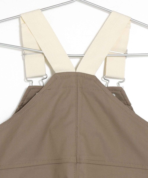 MAKE YOUR DAY(メイクユアデイ)の「フロントジップオーバーオール■150.160cm(サロペット/オーバーオール・キッズ・チャコールグレー/ベージュ/アイボリー・160/150)」の6枚目の写真