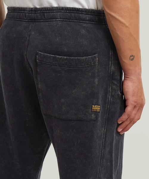 G-STAR(ジースター)の「WASHED 3D SWEATER PANT/ヴィンテージライクウォッシュド加工立体裁断スウェットパンツ(スウェットパンツ・メンズ・ダークブルー/ダークブラック・SMALL/MEDIUM/LARGE/X-SMALL)」の8枚目の写真