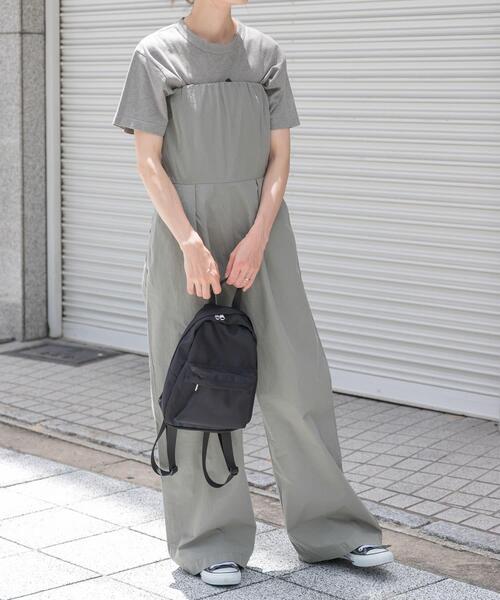 FORK&SPOON（フォークアンドスプーン）の「FORK&SPOON　ベアトップオールインワン（サロペット/オーバーオール・レディース・ブラック/カーキ・1/2）」の17枚目の写真