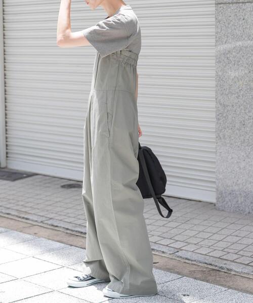 FORK&SPOON（フォークアンドスプーン）の「FORK&SPOON　ベアトップオールインワン（サロペット/オーバーオール・レディース・ブラック/カーキ・1/2）」の19枚目の写真