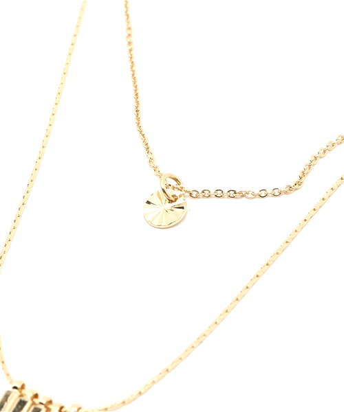 one after another NICE CLAUP（ワンアフターアナザーナイスクラップ）の「【ナイスクラップ】３連ネックレス（ネックレス・レディース・ゴールド・FREE）」の5枚目の写真