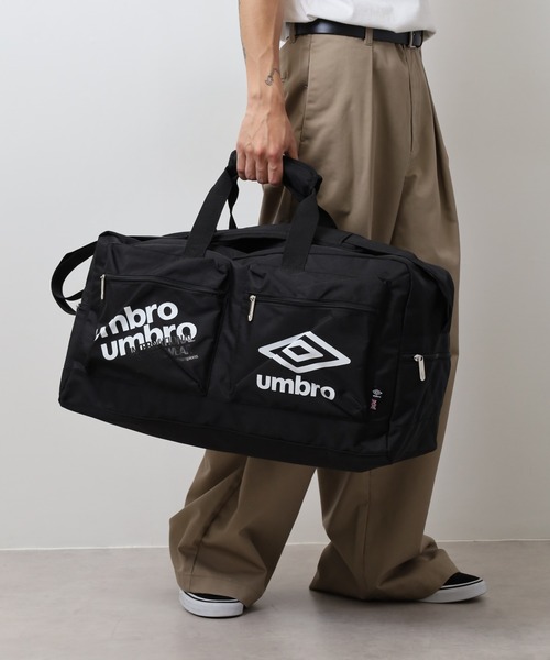 UMBRO(アンブロ)の「umbro ダブルプリントボストンバッグ(ボストンバッグ・メンズ・ブラック・FREE)」の7枚目の写真