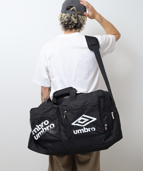 UMBRO(アンブロ)の「umbro ダブルプリントボストンバッグ(ボストンバッグ・メンズ・ブラック・FREE)」の5枚目の写真