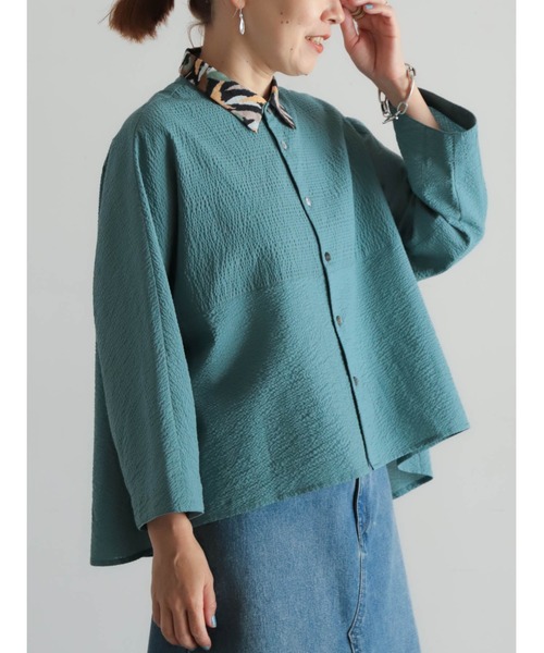 プリント×サッカーコンビ ドルマンシャツ | NOMBRE IMPAIR