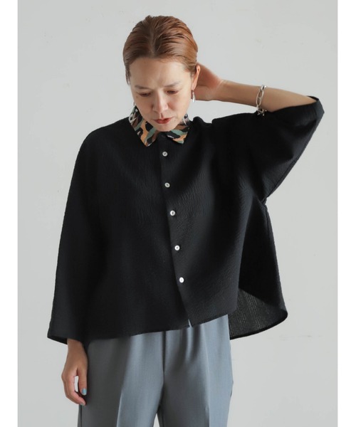 プリント×サッカーコンビ ドルマンシャツ | NOMBRE IMPAIR