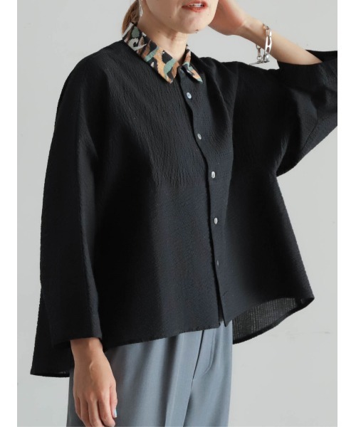 プリント×サッカーコンビ ドルマンシャツ | NOMBRE IMPAIR