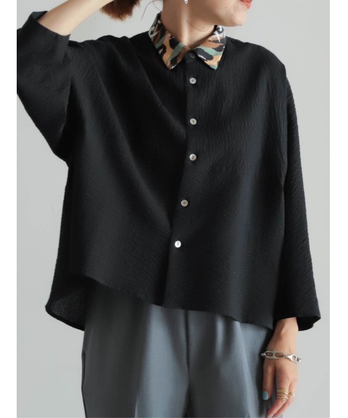 プリント×サッカーコンビ ドルマンシャツ | NOMBRE IMPAIR