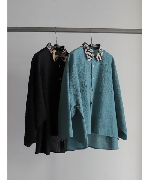 プリント×サッカーコンビ ドルマンシャツ | NOMBRE IMPAIR