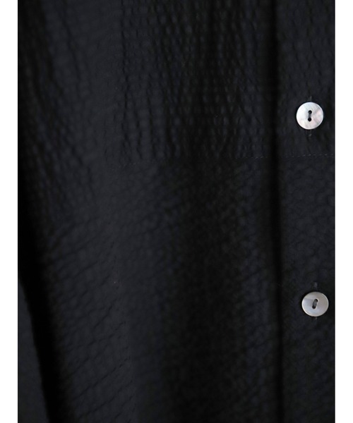 FIL DE FER(フィルデフェール)の「プリント×サッカーコンビ ドルマンシャツ(シャツ/ブラウス・レディース・グリーン/ブラック・FREE)」の14枚目の写真