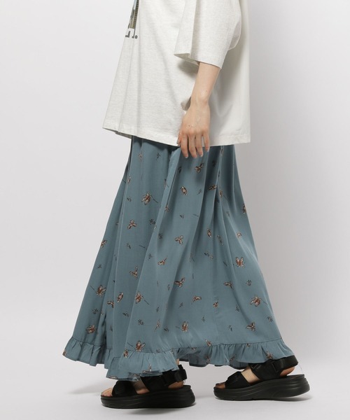 niko and...（ニコアンド）の「アニマルプリントスカート（スカート・レディース・ネイビー/ブラウン/カーキ/ライトブルー・FREE）」の20枚目の写真