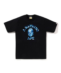 A BATHING APE(AxCVOGCv)ABC CAMO COLLEGE TEE(TVc/Jbg\[)