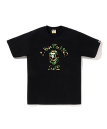 A BATHING APE(AxCVOGCv)ABC CAMO COLLEGE TEE(TVc/Jbg\[)