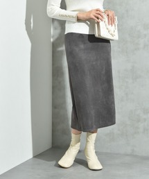INTERPLANET（インタープラネット）の「スエードポンチウエストゴムナロースカート（スカート・レディース）」