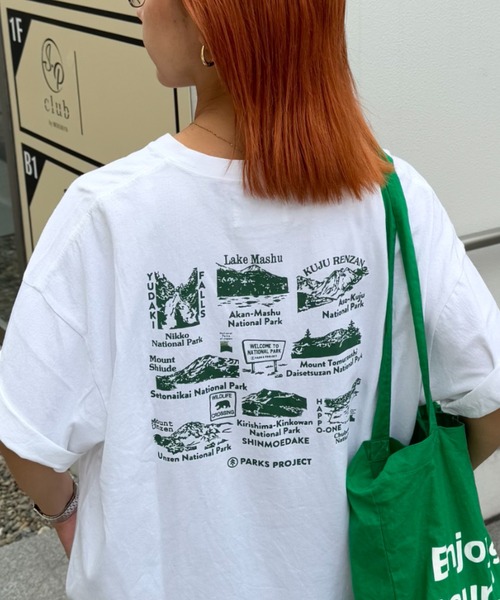 PARKS PROJECT（パークスプロジェクト）の「■【PARKS PROJECT】 別注グラフィックアソート半袖Tee（Tシャツ/カットソー・メンズ・ホワイト系その他2/ホワイト系その他3/ホワイト系その他/ホワイト/チャコールグレー・MEDIUM/LARGE）」の3枚目の写真
