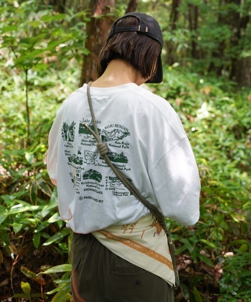 PARKS PROJECT（パークスプロジェクト）の「■【PARKS PROJECT】 別注グラフィックアソート半袖Tee（Tシャツ/カットソー・メンズ・ホワイト系その他2/ホワイト系その他3/ホワイト系その他/ホワイト/チャコールグレー・MEDIUM/LARGE）」の9枚目の写真