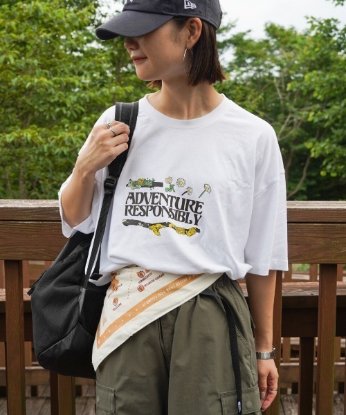 PARKS PROJECT（パークスプロジェクト）の「■【PARKS PROJECT】 別注グラフィックアソート半袖Tee（Tシャツ/カットソー・メンズ・ホワイト系その他2/ホワイト系その他3/ホワイト系その他/ホワイト/チャコールグレー・MEDIUM/LARGE）」の15枚目の写真