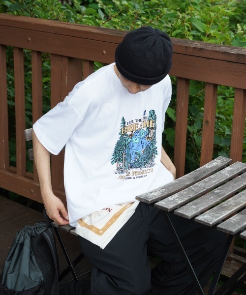 PARKS PROJECT（パークスプロジェクト）の「■【PARKS PROJECT】 別注グラフィックアソート半袖Tee（Tシャツ/カットソー・メンズ・ホワイト系その他2/ホワイト系その他3/ホワイト系その他/ホワイト/チャコールグレー・MEDIUM/LARGE）」の8枚目の写真