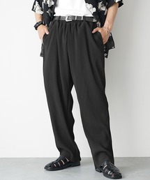 MinoriTY | 【MinoriTY】さら艶プリーツワイドテーパードパンツ スラックス メンズ 夏服(スラックス)