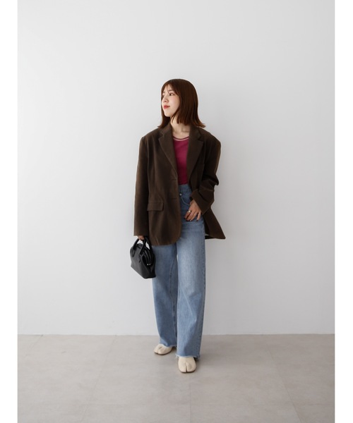 Katrin TOKYO(カトリーントーキョー)の「bijou button straight denim(デニムパンツ・レディース・グレー/ライトブルー・S/S-Short/XS-Regular/XS-Short/M)」の3枚目の写真