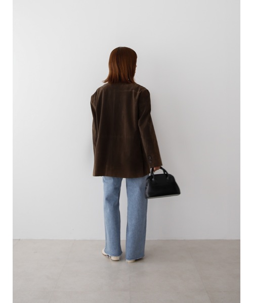 Katrin TOKYO(カトリーントーキョー)の「bijou button straight denim(デニムパンツ・レディース・グレー/ライトブルー・S/S-Short/XS-Regular/XS-Short/M)」の4枚目の写真