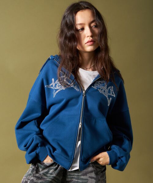 ●新品●ブルーフォンセblue fronce　パーカージャケット ケンゾー パーカー フーディー[品番：AXEB0035439]｜AXES