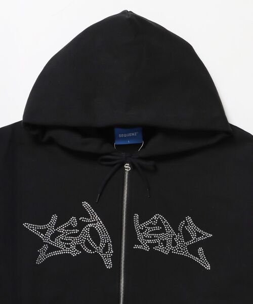 PHATRNK クリスマス限定カラーストーン付きブラックパーカー S 3104000077561513_01_2720w.jpeg