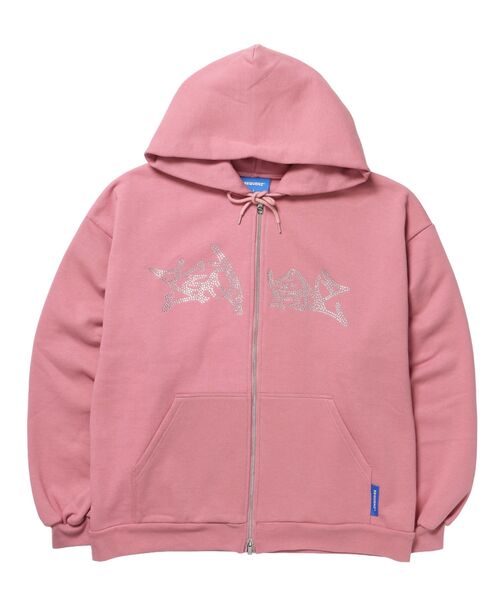 SEQUENZ（シークエンズ）】RHINE STONE ZIP P/K / ラインストーン