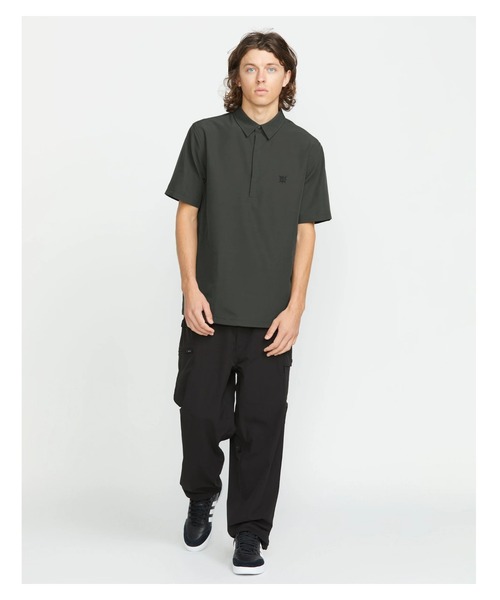 VOLCOM(ボルコム)の「【VOLCOM/ボルコム】Tokyo True Sense Popover Short Sleeve/ヘンリータイプ半袖シャツ(シャツ/ブラウス・メンズ・ブラック系その他・SMALL/MEDIUM/LARGE)」の5枚目の写真