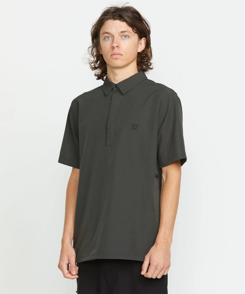 VOLCOM(ボルコム)の「【VOLCOM/ボルコム】Tokyo True Sense Popover Short Sleeve/ヘンリータイプ半袖シャツ(シャツ/ブラウス・メンズ・ブラック系その他・SMALL/MEDIUM/LARGE)」の6枚目の写真