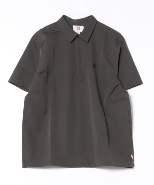 VOLCOM(ボルコム)の「【VOLCOM/ボルコム】Tokyo True Sense Popover Short Sleeve/ヘンリータイプ半袖シャツ(シャツ/ブラウス・メンズ・ブラック系その他・SMALL/MEDIUM/LARGE)」の9枚目の写真