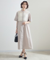 Paradise Picnic | サイドベルトレイヤード風ワンピース(ワンピース)