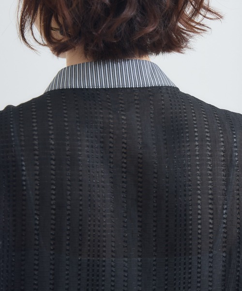 Paradise Picnic（パラダイスピクニック）の「サイドベルトレイヤード風ワンピース（ワンピース・レディース・グレイッシュベージュ/ブラック/チャコールグレー・FREE）」の21枚目の写真