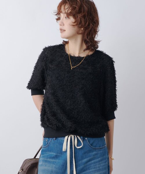 Colville フリンジ付き円形模様のトップス Colville フリンジ付き円形模様のトップス フリンジ トップス