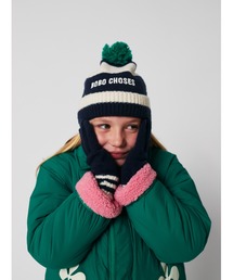 BOBO CHOSES（ボボショーズ）の「Bobo Choses striped beanie（ニットキャップ/ビーニー）」