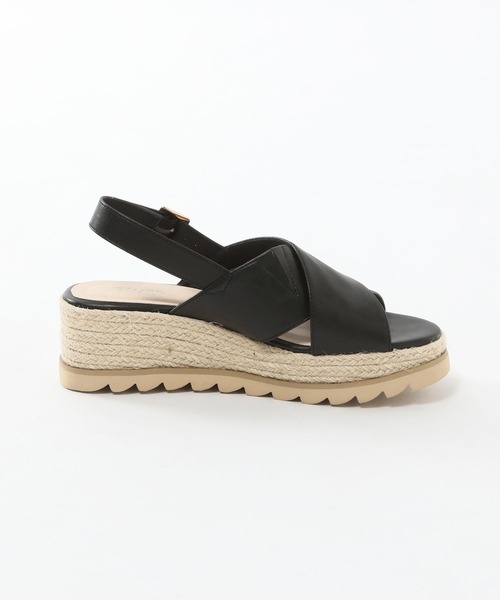 Elura(エルーラ)の「厚底ジュートクロスサンダル(サンダル・レディース・ブラウン/ブラック・LARGE/MEDIUM/SMALL)」の3枚目の写真