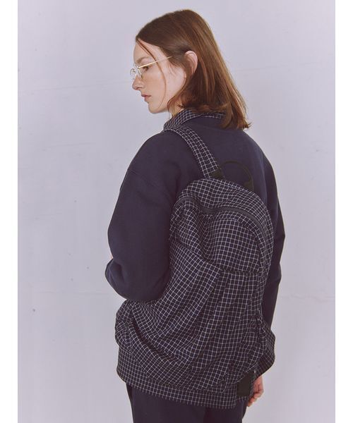 emmi（エミ）の「カレッジロゴスウェットトップス（スウェット・レディース・ネイビー/アイボリー・F）」の5枚目の写真