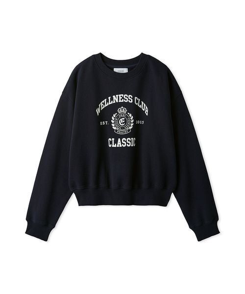 emmi（エミ）の「カレッジロゴスウェットトップス（スウェット・レディース・ネイビー/アイボリー・F）」の3枚目の写真