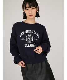 カレッジロゴスウェットトップス