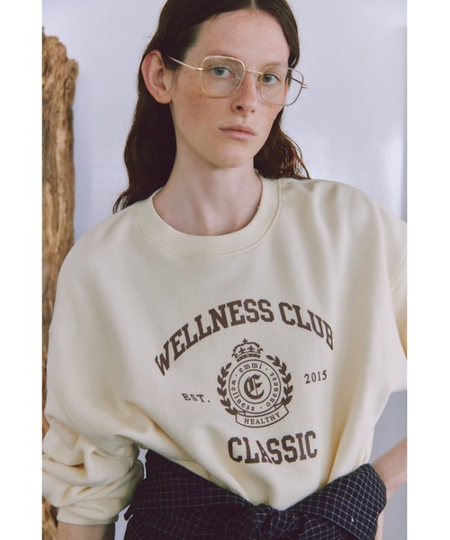 セール】カレッジロゴスウェットトップス（スウェット）｜emmi（エミ