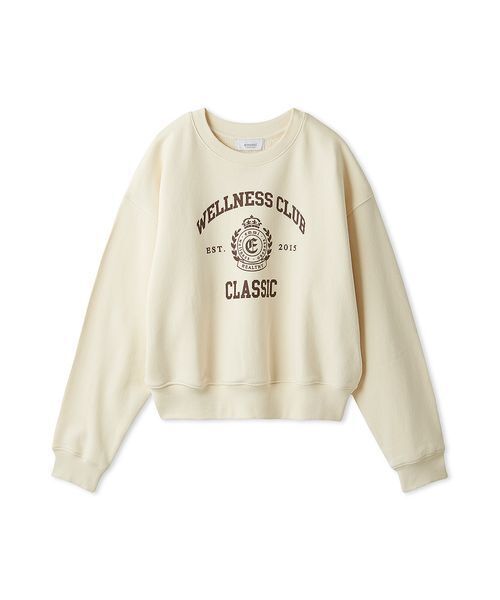 emmi（エミ）の「カレッジロゴスウェットトップス（スウェット・レディース・ネイビー/アイボリー・F）」の17枚目の写真