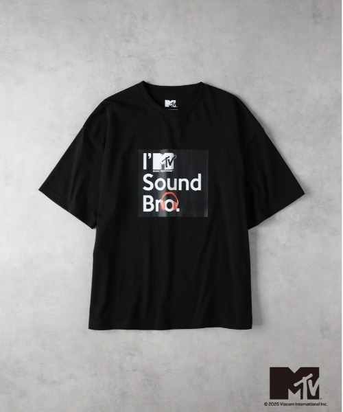 Right-on（ライトオン）の「【MTV】サウンドロゴプリントＴシャツ（Tシャツ/カットソー・メンズ・ブラック/ホワイト・L/XL/M）」の12枚目の写真