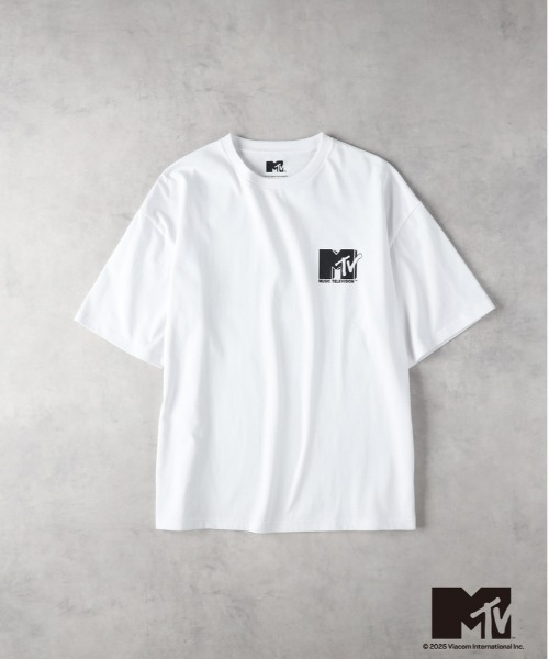 Right-on（ライトオン）の「【MTV】サウンドロゴプリントＴシャツ（Tシャツ/カットソー・メンズ・ブラック/ホワイト・L/XL/M）」の4枚目の写真