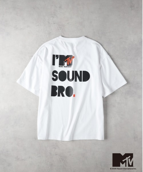 Right-on（ライトオン）の「【MTV】サウンドロゴプリントＴシャツ（Tシャツ/カットソー・メンズ・ブラック/ホワイト・L/XL/M）」の5枚目の写真